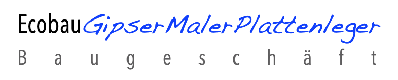 Logo Ecobau Gipser Maler Plattenleger GmbH
