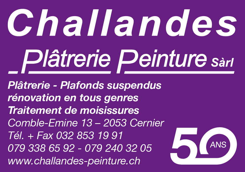 Logo Challandes plâtrerie peinture Sàrl